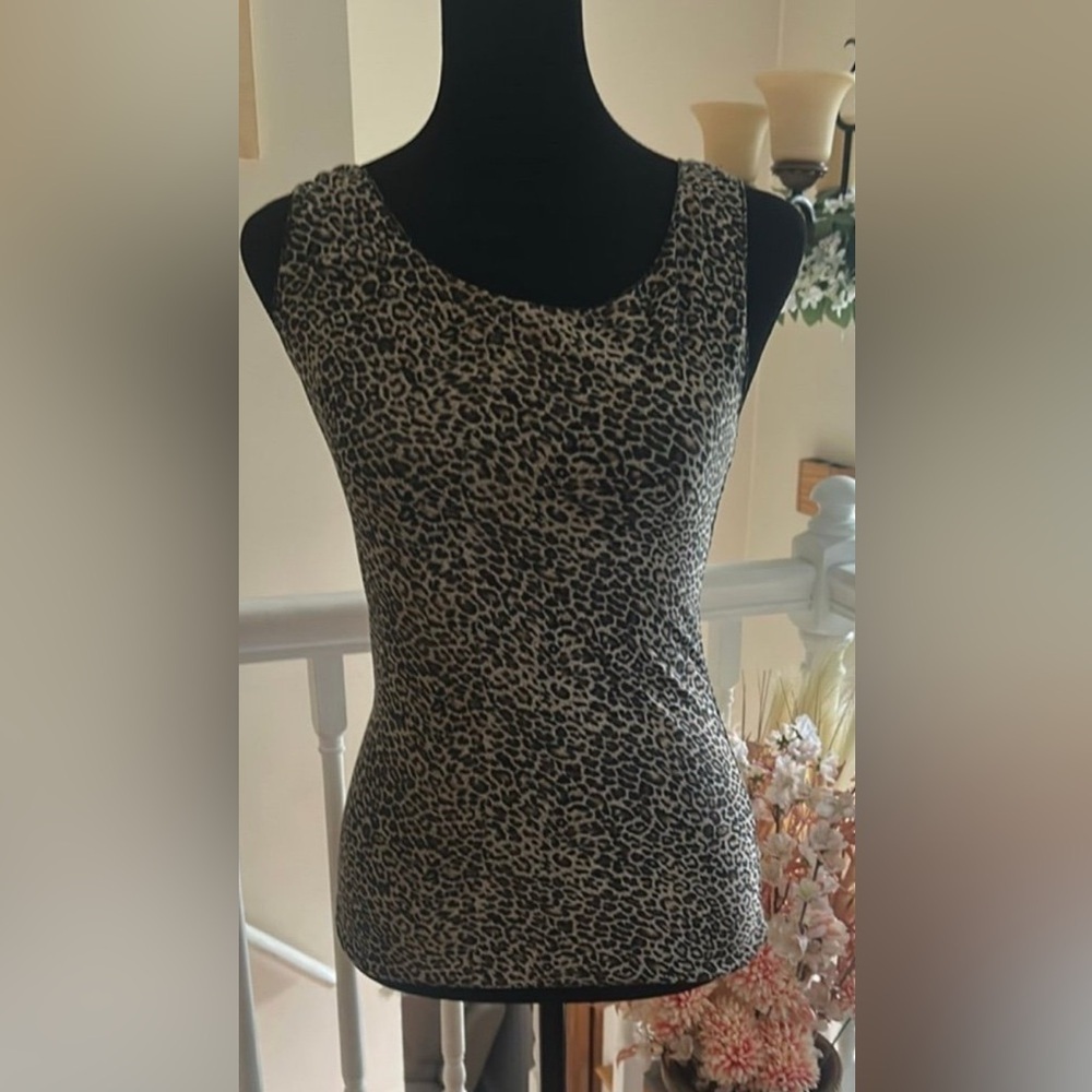 Leopard Print Women's Tank Top